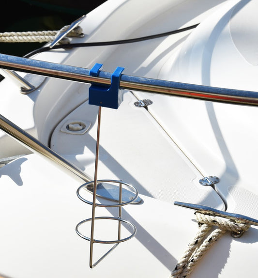 Bottleholder for Guard Rails and Stanchions