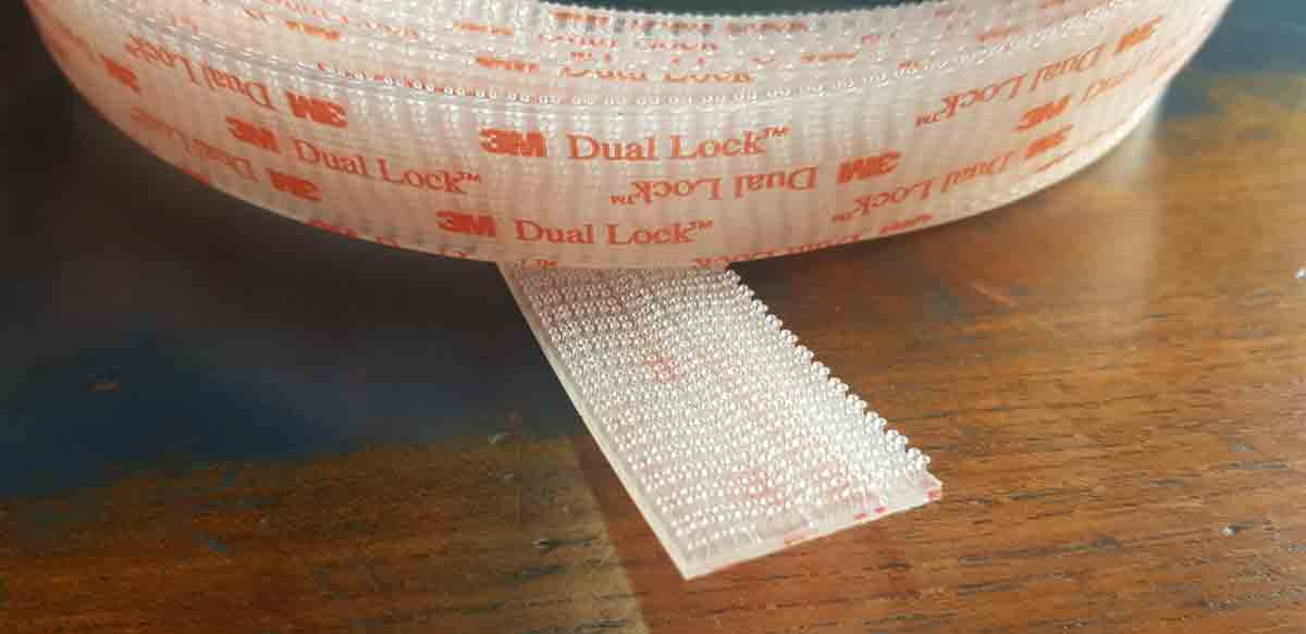 Velcro Strap 3M, transparent, per meter