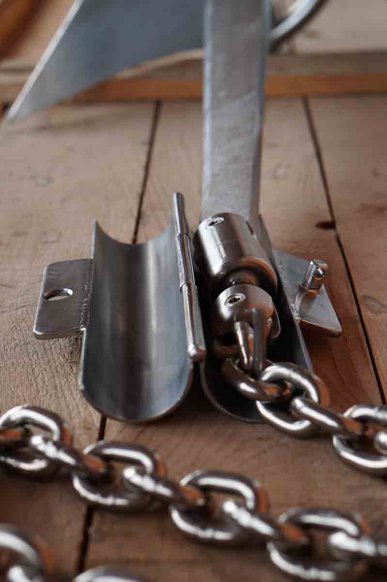 Burglar-Lock for Anchor and Chain Connector